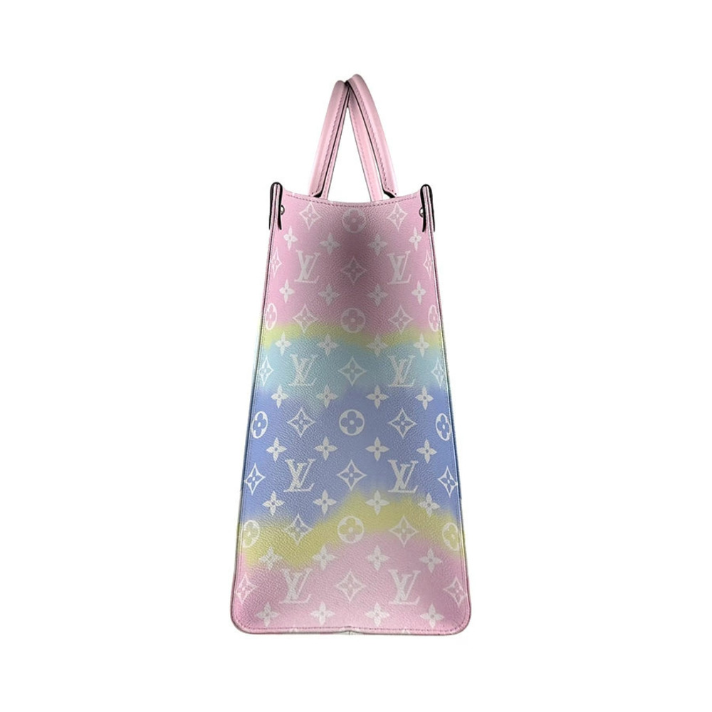Louis Vuitton Escale Pastel 2way Silver OnTheGo Bag Shoulder Silver